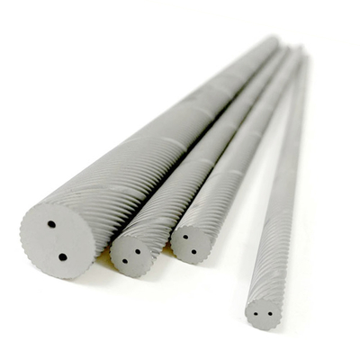 Tungsteno elicoidale Rod Stock di Rod K15 OD 8.3mm del foro del liquido refrigerante del carburo solido